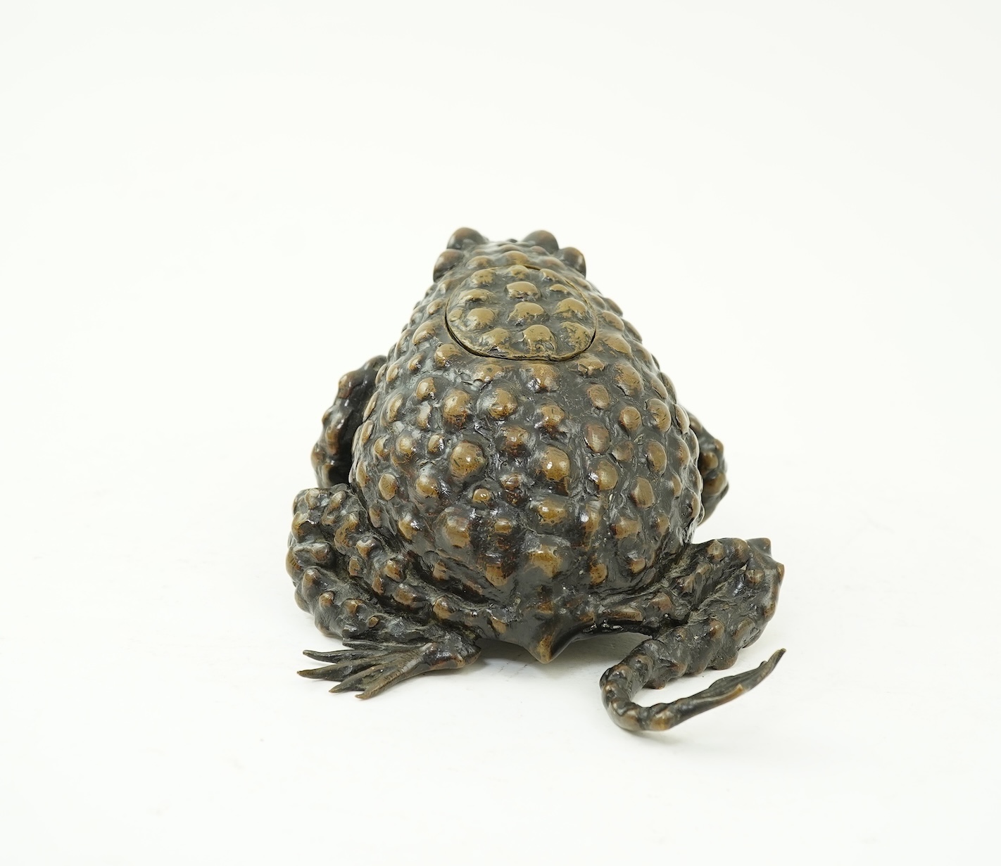 An Italian bronze model of a toad, probably Padua or Florence, c.1600